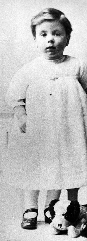 Maurice Childs in his smocked dress
