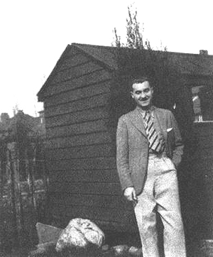 Norman visiting Grantham 1940's