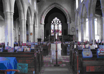 Interior of Ixworth Parish Church