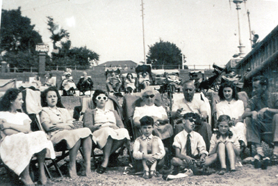 Bertha & family prior to sailing for Australia 1949