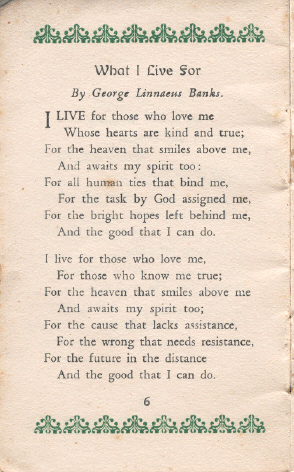 A Little poem found in Gertrude's possessions dated 1942